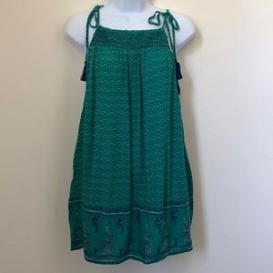 BoHo Old Navy Summer Tank with Adjustable Tie Shoulder Straps.